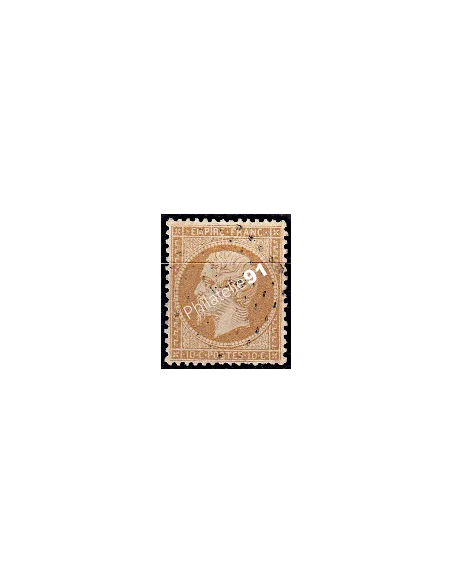 Timbre de France n°  21 - Second Empire - Napoléon III - oblitéré
