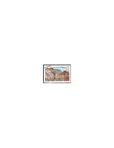 Timbre de St Pierre et Miquelon n° 644, La Saline, collection Dom-Tom