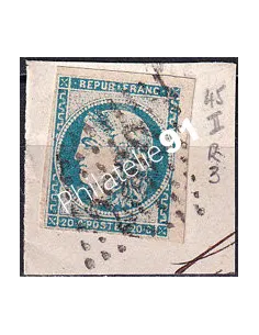 Timbre Classique n° 45Ca non dentelé oblitéré, timbres France
