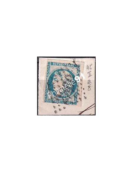 Timbre Classique n° 45Ca non dentelé oblitéré, timbres France