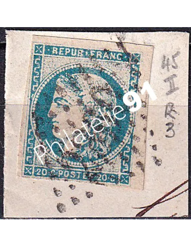 Timbre Classique n° 45Ca non dentelé oblitéré, timbres France