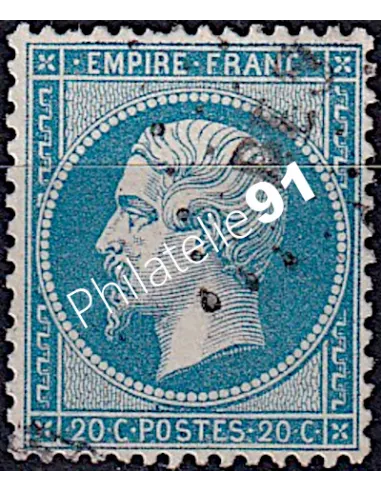 Timbre de France n° 22 - Second Empire - Napoléon III - oblitéré