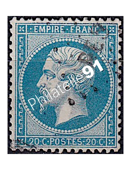 Timbre de France n° 22 - Second Empire - Napoléon III - oblitéré