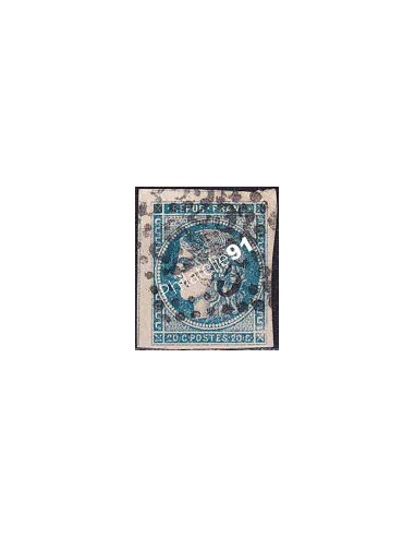 Timbre Classique n° 45B non dentelé oblitéré, timbres France