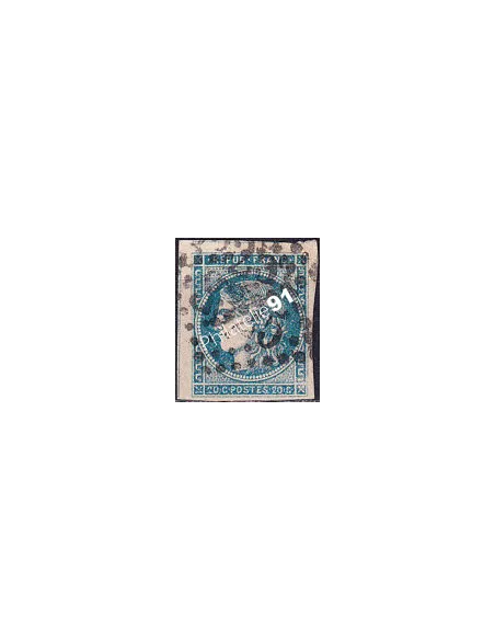 Timbre Classique n° 45B non dentelé oblitéré, timbres France