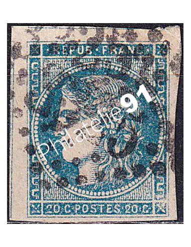 Timbre Classique n° 45B non dentelé oblitéré, timbres France