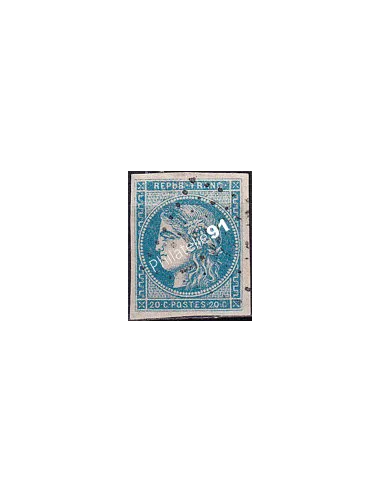 Timbre Classique n° 45B non dentelé oblitéré, timbres France