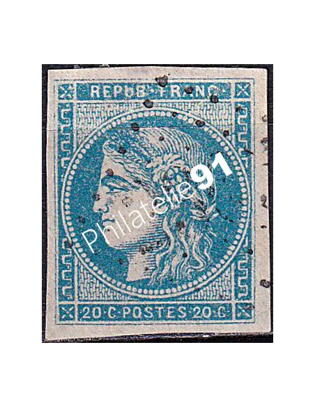 Timbre Classique n° 45B non dentelé oblitéré, timbres France