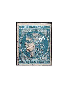 Timbre Classique n° 45C non dentelé oblitéré, timbres France