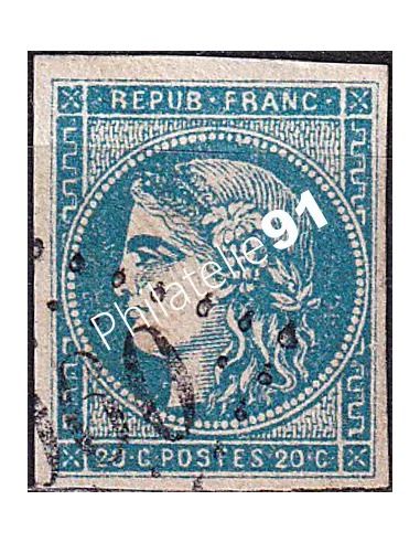 Timbre Classique n° 45C non dentelé oblitéré, timbres France