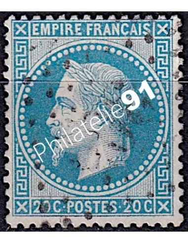 Timbre de France n° 29A - Napoléon III lauré - oblitéré