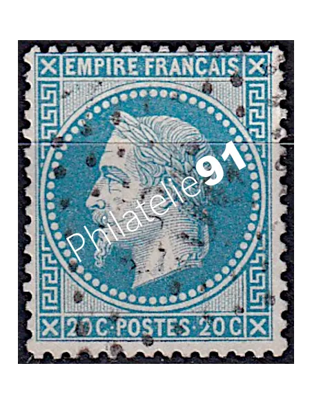 Timbre de France n° 29A - Napoléon III lauré - oblitéré