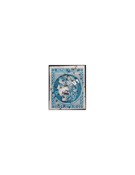 Timbre Classique n° 46Ba non dentelé oblitéré, timbres France