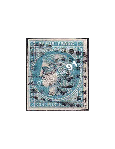 Timbre Classique n° 46Bc non dentelé oblitéré, timbres France