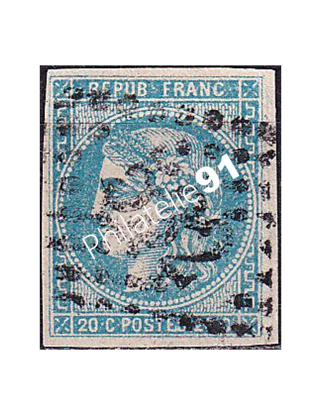 Timbre Classique n° 46Bc non dentelé oblitéré, timbres France