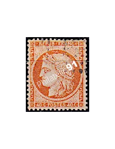Timbre de France n° 38 - Type Cérès - oblitéré