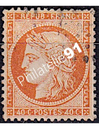 Timbre de France n° 38 - Type Cérès - oblitéré