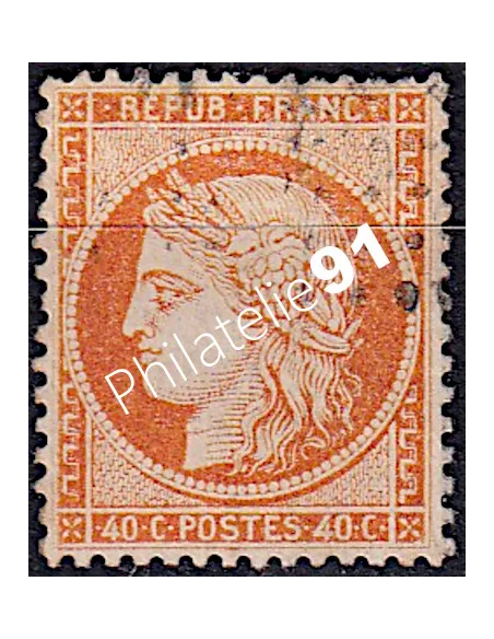 Timbre de France n° 38 - Type Cérès - oblitéré