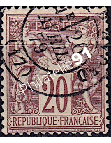 Timbre de France n° 67 - sage  France classique