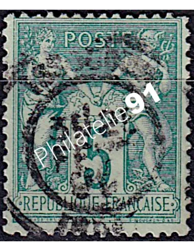 Timbre de France n° 75 - Type Sage - oblitéré