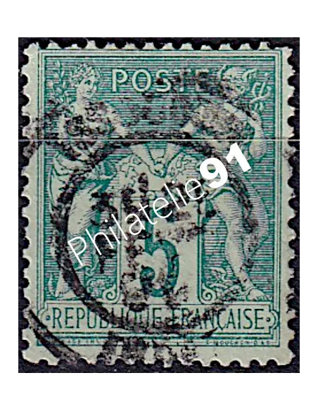 Timbre de France n° 75 - Type Sage - oblitéré