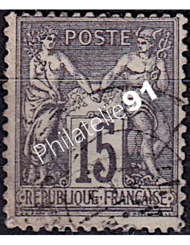 Timbre de France n° 77 - Type Sage - oblitéré