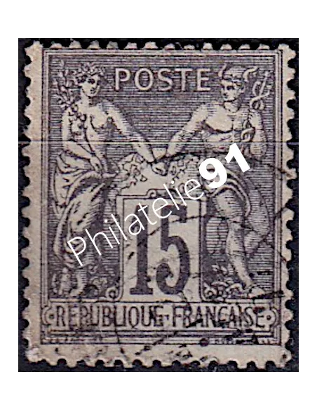 Timbre de France n° 77 - Type Sage - oblitéré