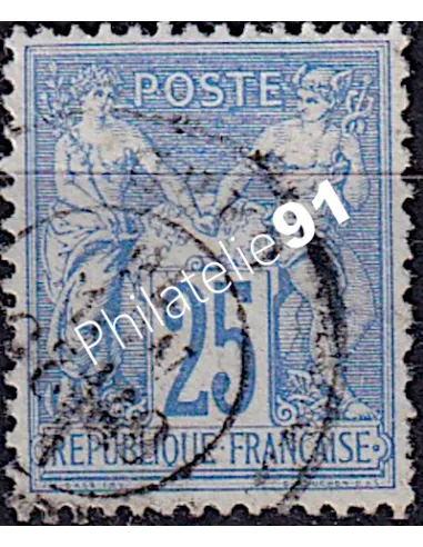 n°    78 - Type Sage - timbre classique oblitéré