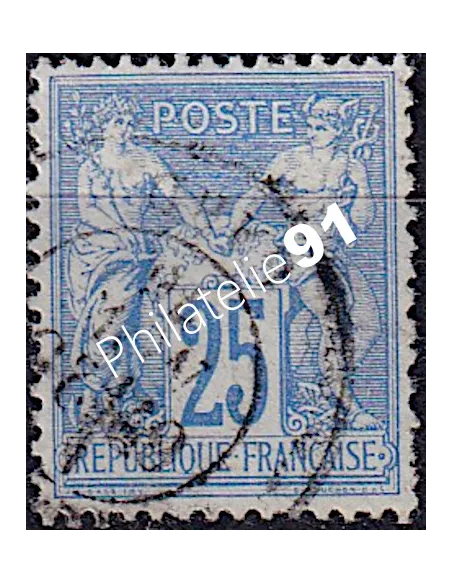 n°    78 - Type Sage - timbre classique oblitéré