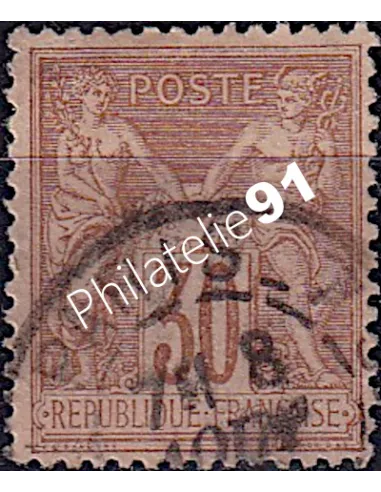 n°   80 - Type Sage - oblitéré