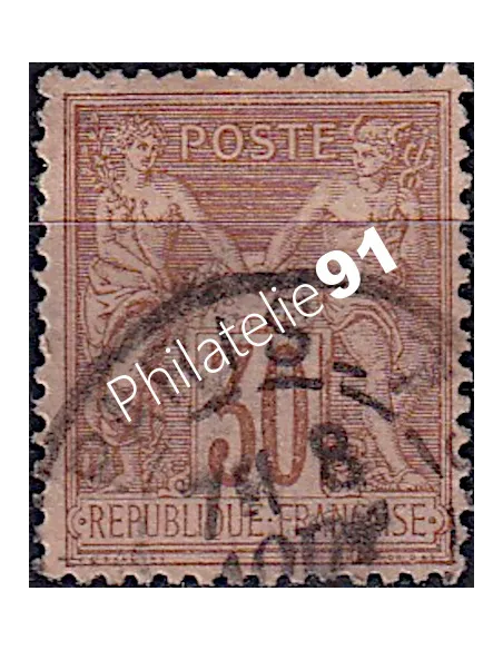 n°   80 - Type Sage - oblitéré