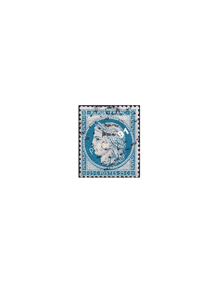 Timbre Classique n° 60B oblitéré, collection timbres France