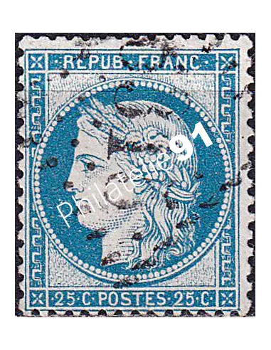 Timbre Classique n° 60B oblitéré, collection timbres France
