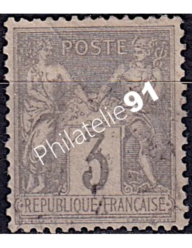n°    87 - Type Sage -classique de France oblitéré