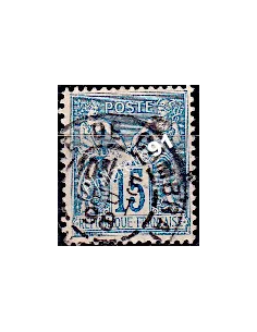 n°    90 - Type Sage - classique de France oblitéré