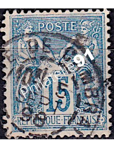 n°    90 - Type Sage - classique de France oblitéré