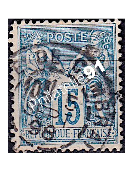 n°    90 - Type Sage - classique de France oblitéré