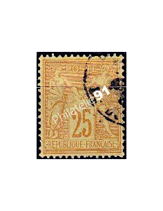 Timbre de France n° 92 - Type Sage - oblitéré