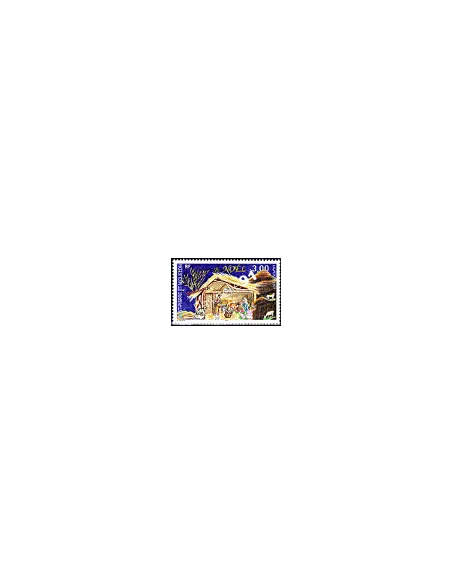 Timbre de St Pierre et Miquelon n°662, Noël, collection timbre Dom-Tom