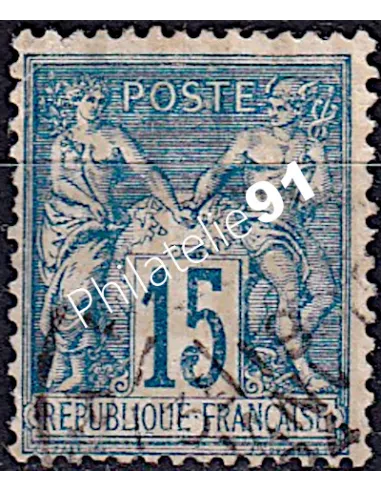 n°   101 - Type Sage - Classique de France oblitéré