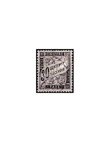 Timbre Taxe n° 18 oblitéré, collection timbres France