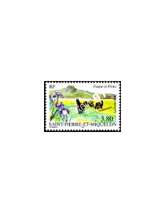 Timbre de St Pierre et Miquelon n°671, Faune et Flore, timbres Dom-Tom