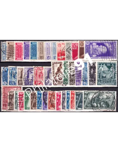 Italie, Lot de timbres oblitérés, collection timbres Europe