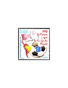 Timbre de Saint Pierre et Miquelon n° 683, Football, timbres Dom-Tom