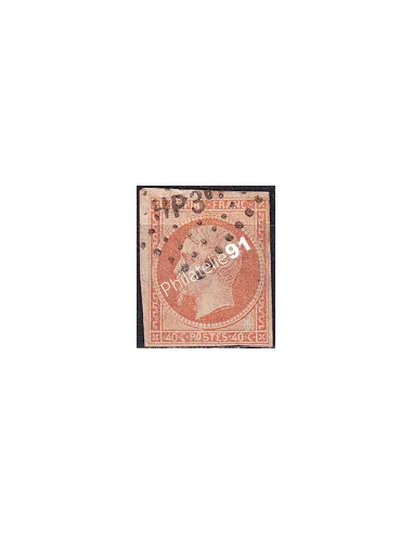 Timbre Classique n° 16a non dentelé oblitéré, timbres France