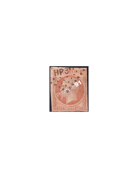 Timbre Classique n° 16a non dentelé oblitéré, timbres France