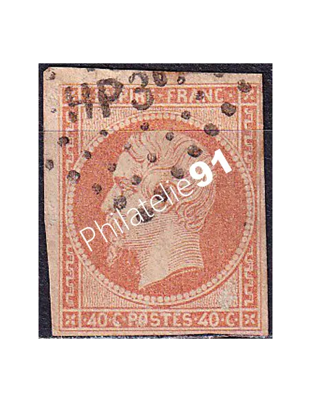 Timbre Classique n° 16a non dentelé oblitéré, timbres France