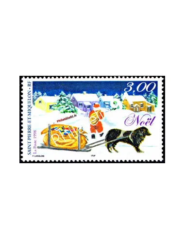 Timbre de Saint Pierre et Miquelon n° 68, Noël, collection Dom-Tom