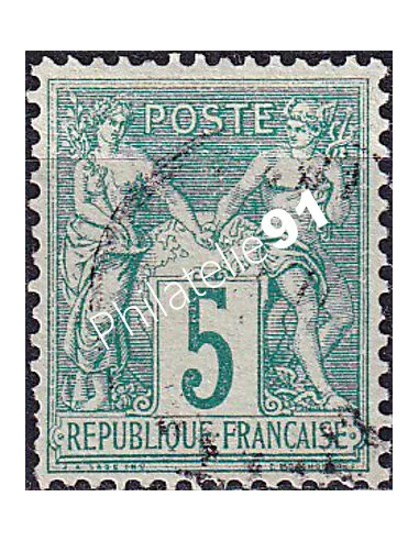 Timbre Classique n° 64 oblitéré, collection timbres France