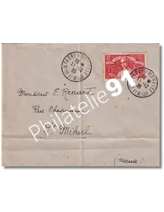 Enveloppe avec n° 308 ,seul sur lettres France